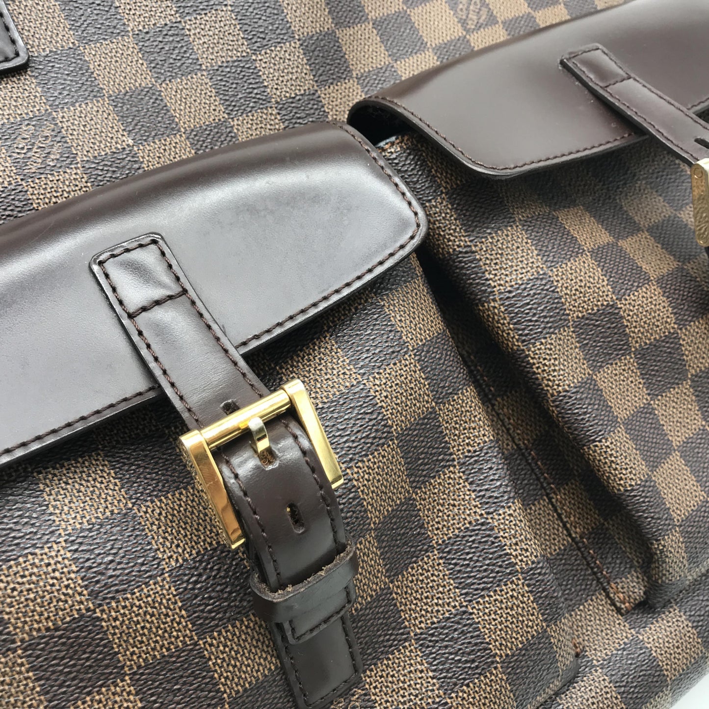 Louis Vuitton Damier Ebene Uzes Handbag