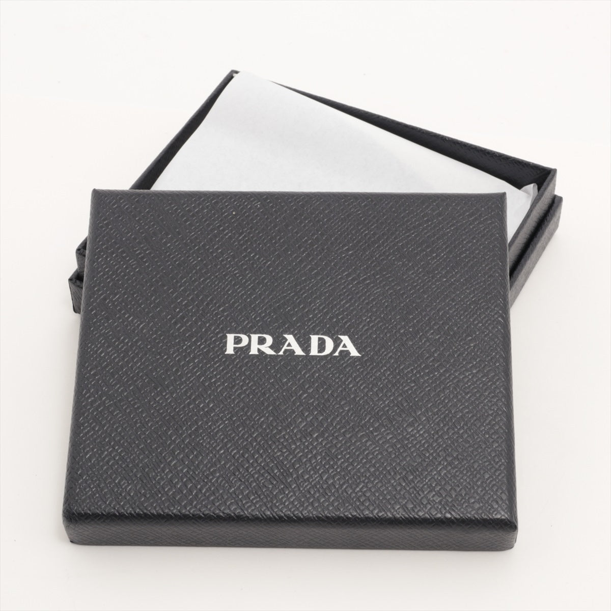 Prada Saffiano 1MC025 Leather Card case gold