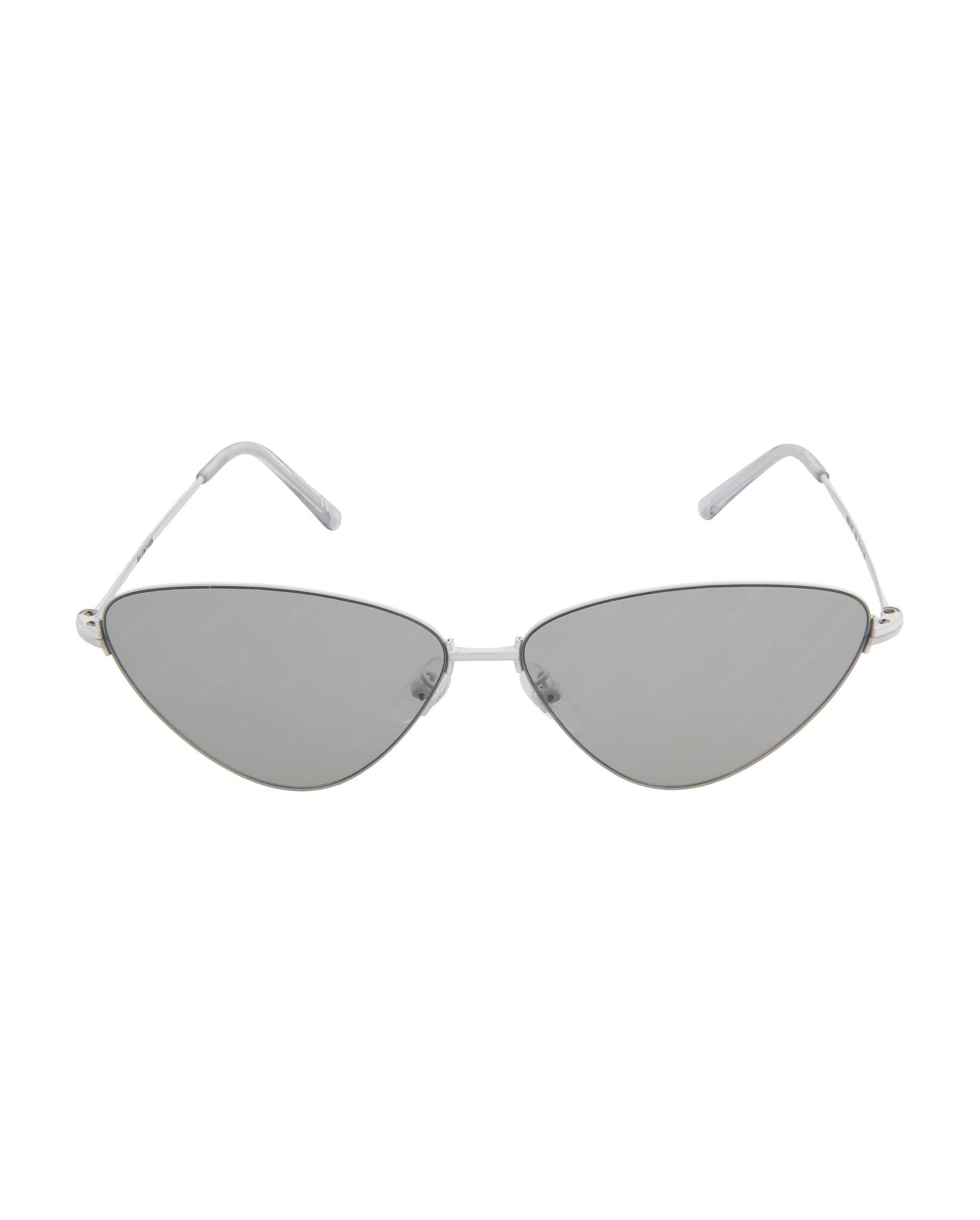 Balenciaga Fashion Sunglasses White White Grey