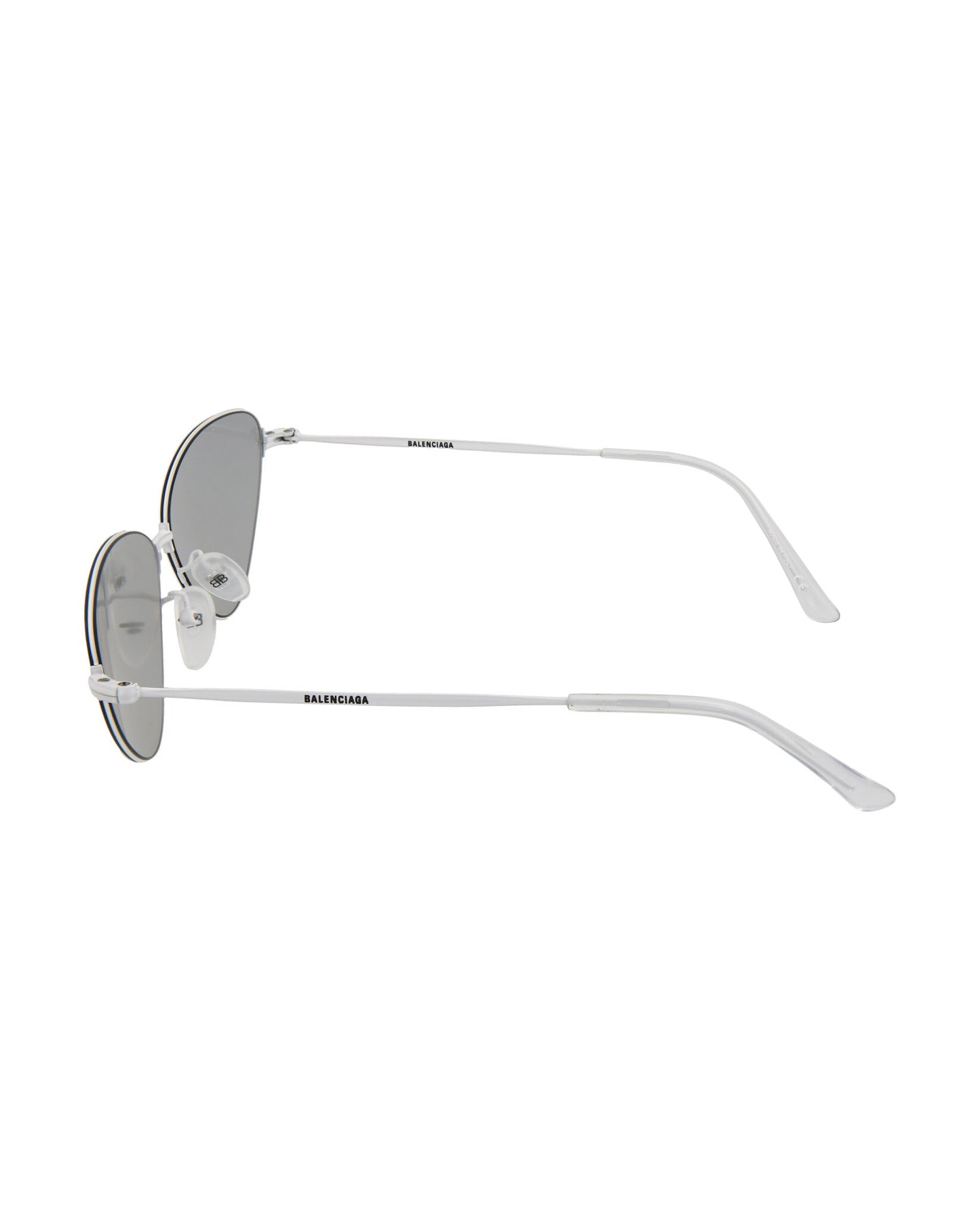 Balenciaga Fashion Sunglasses White White Grey