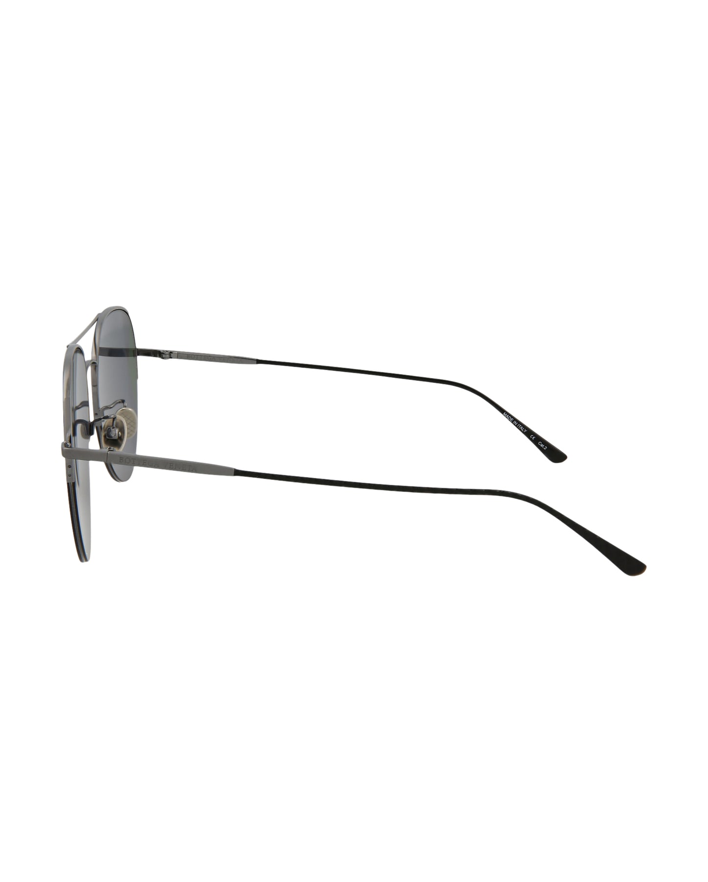 Bottega Veneta Novelty Sunglasses Ruthenium Black Grey