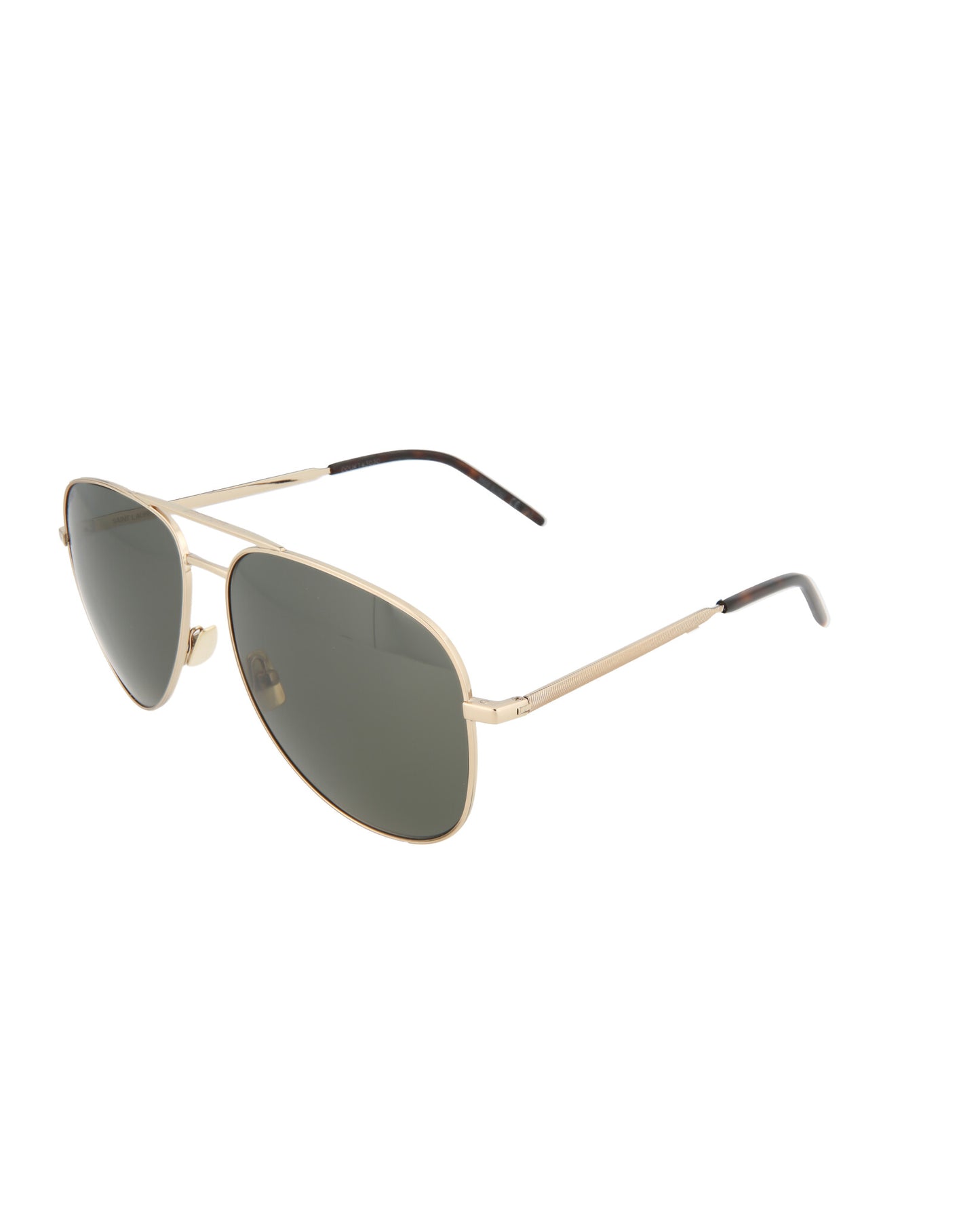 Saint Laurent Fashion Sunglasses Gold Gold Grey