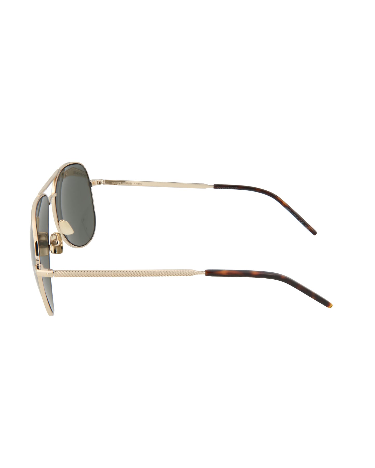 Saint Laurent Fashion Sunglasses Gold Gold Grey