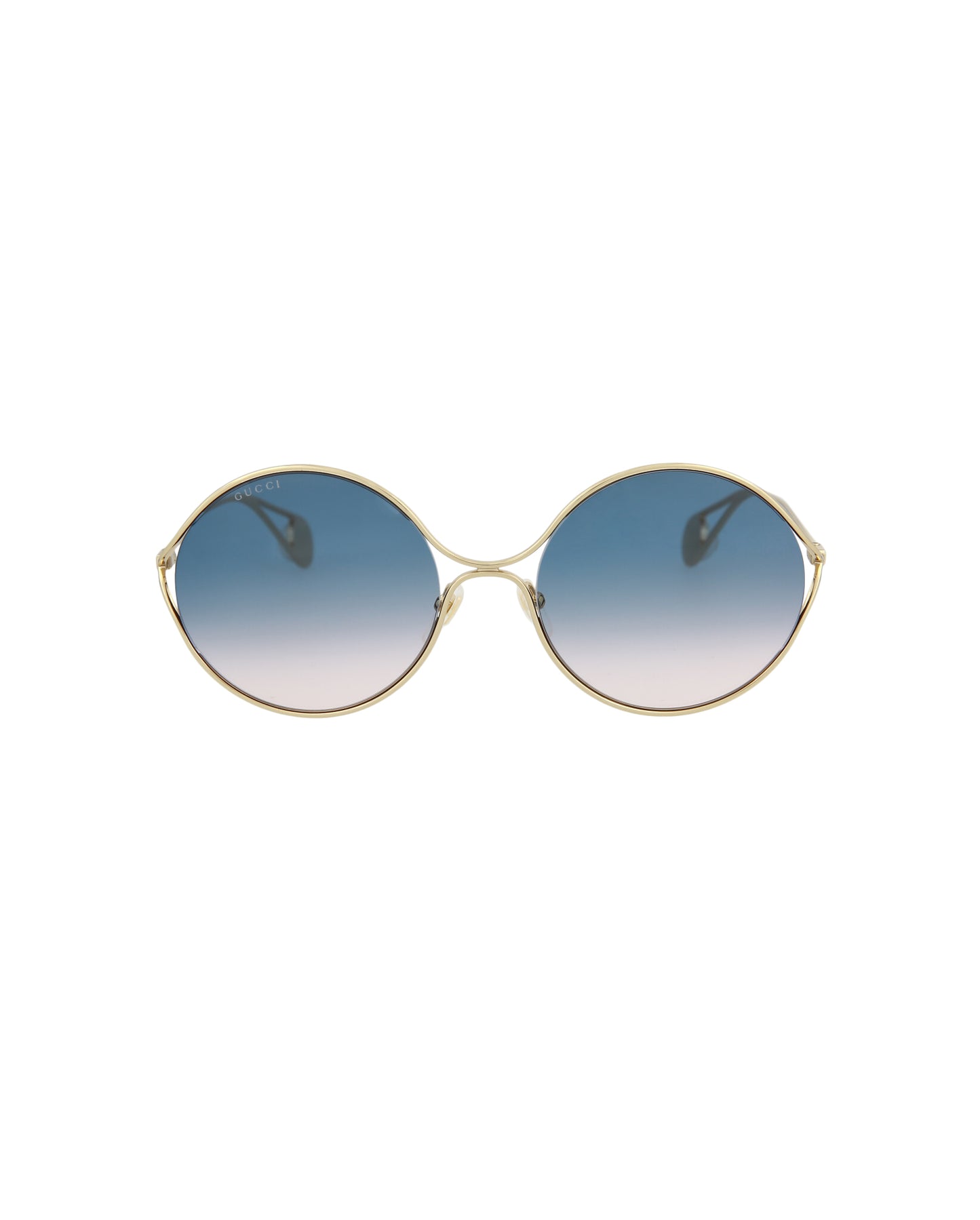 Gucci Novelty Sunglasses Gold Gold Multicolor