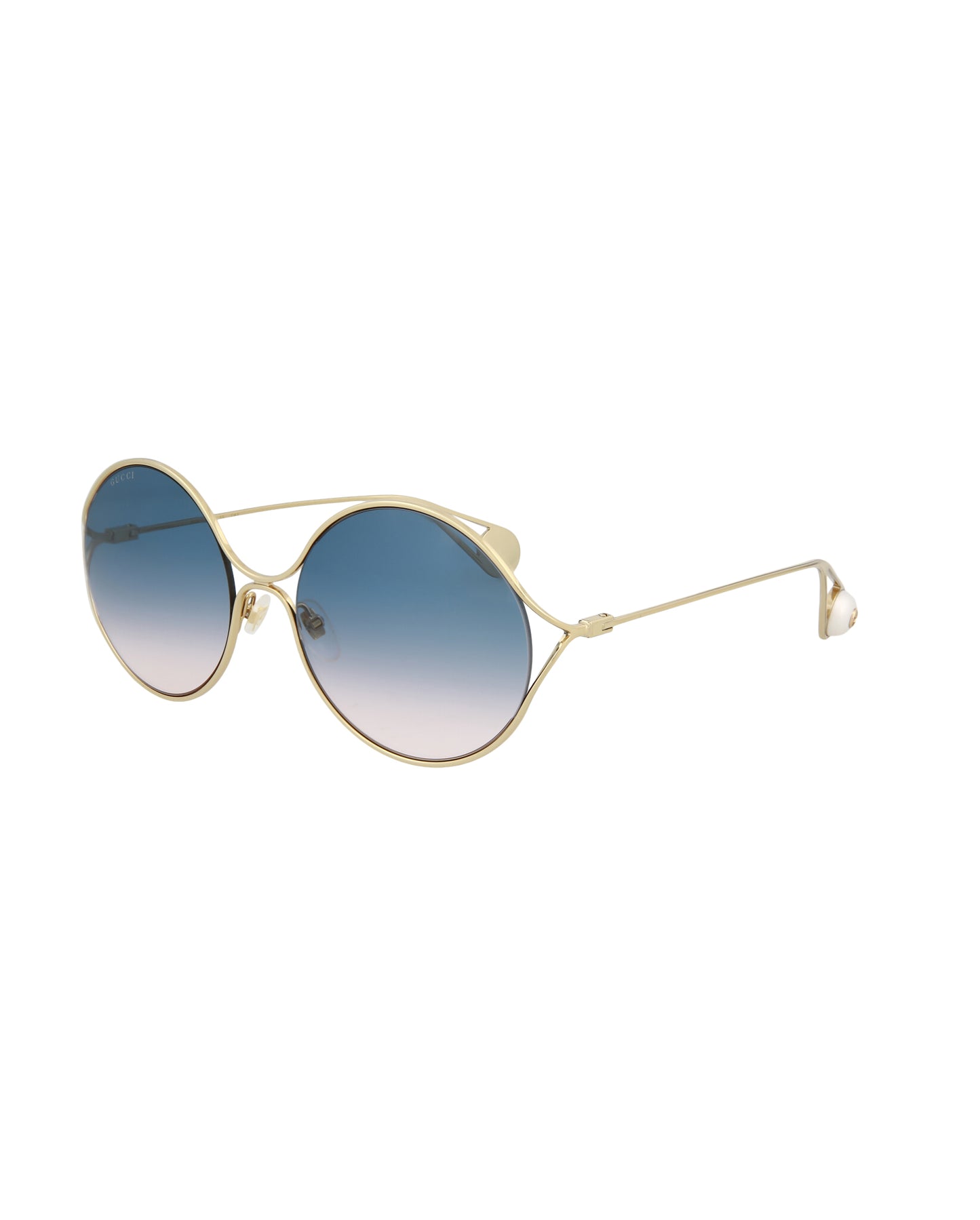 Gucci Novelty Sunglasses Gold Gold Multicolor