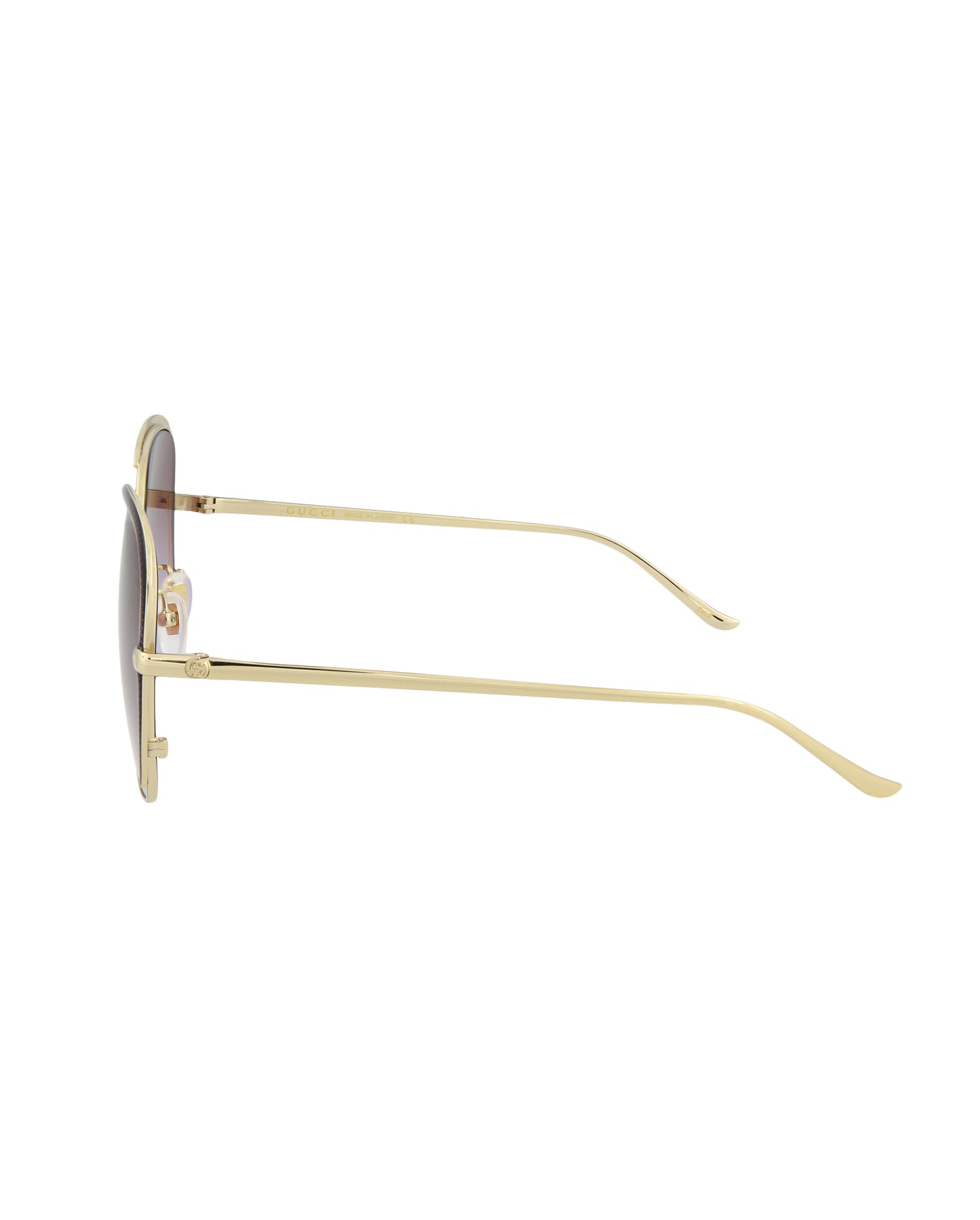 Gucci Novelty Sunglasses Gold Gold Multicolor