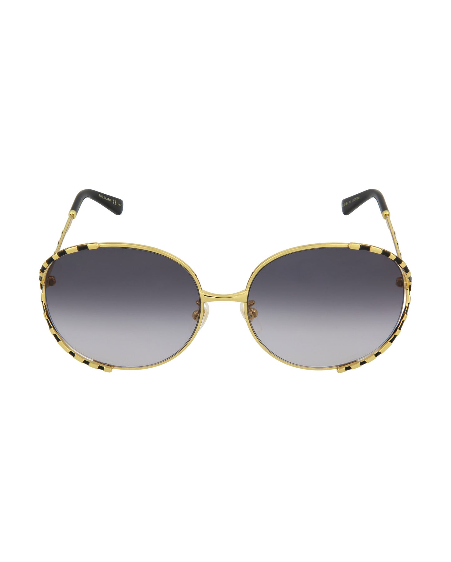 Gucci Novelty Sunglasses Gold Gold Grey