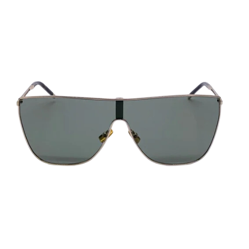 Saint Laurent Fashion Sunglasses Gold Gold Green