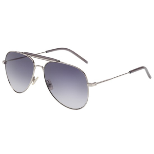 Saint Laurent Core Sunglasses Silver Silver Grey