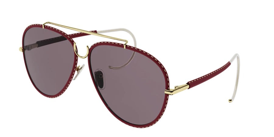 Chloe Novelty Sunglasses Gold Gold Violet