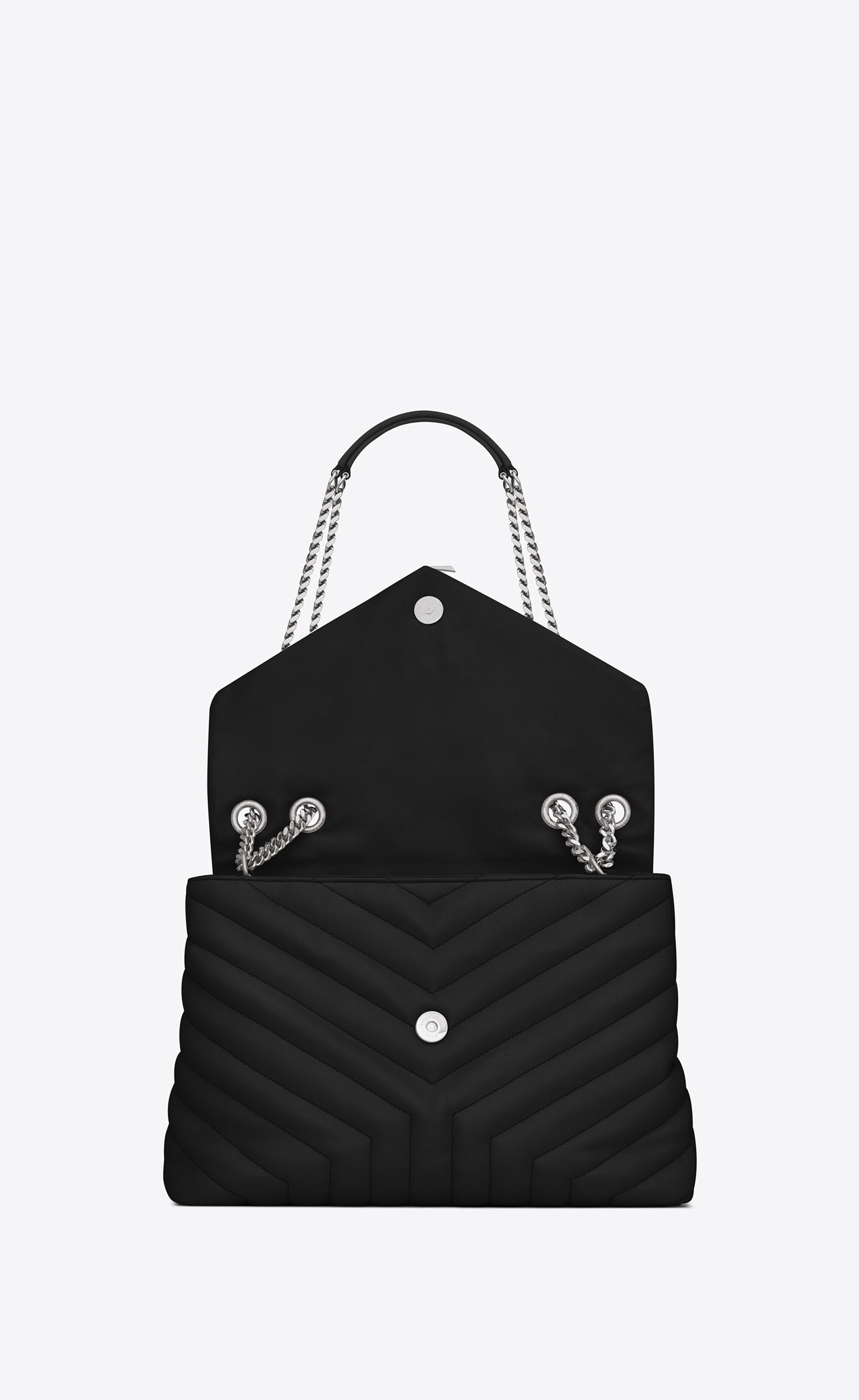 YSL LOULOU MEDIUM CHAIN BAG IN QUILTED "Y" LEATHER