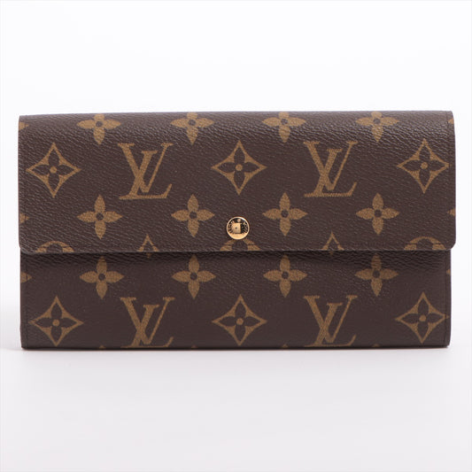 Louis Vuitton Monogram Portefeuille sarah M61734 CA3089 Wallet