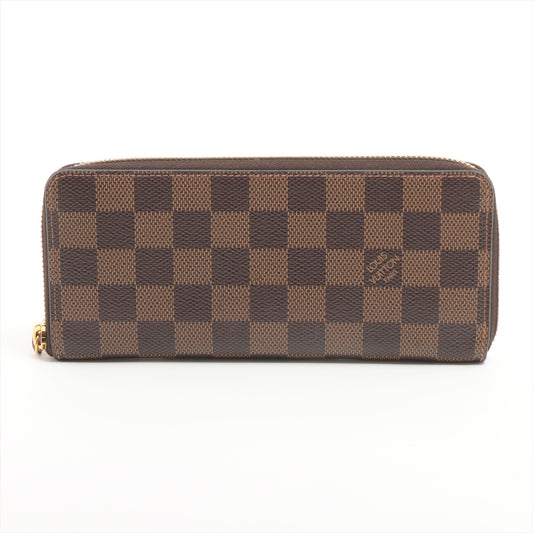 Louis Vuitton Damier Portofeuille Clemence N41626 GI0220 Rose ballerine Round-Zip-Wallet