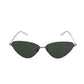 Balenciaga Fashion Sunglasses Ruthenium Ruthenium Green