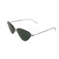 Balenciaga Fashion Sunglasses Ruthenium Ruthenium Green