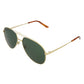 Gucci Novelty Sunglasses Gold Gold Green