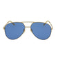 Gucci Novelty Sunglasses Gold Gold Blue
