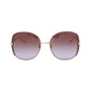 Gucci Novelty Sunglasses Gold Gold Multicolor