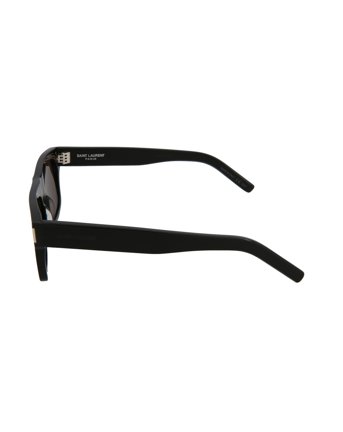 Saint Laurent Fashion Sunglasses Black Black Grey