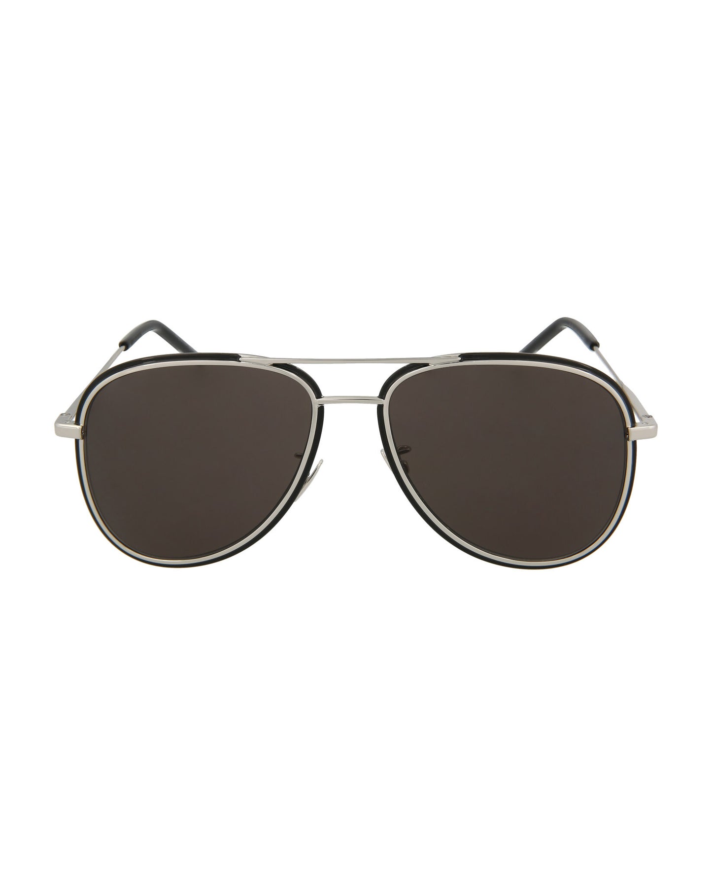 Saint Laurent Fashion Sunglasses Black Black Grey