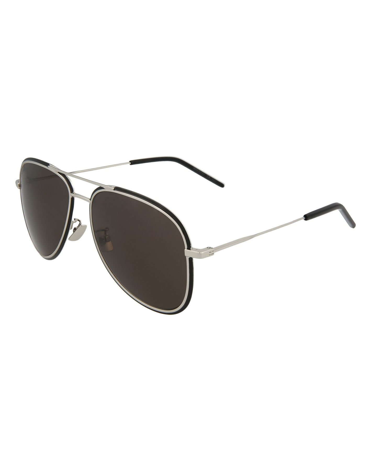 Saint Laurent Fashion Sunglasses Black Black Grey