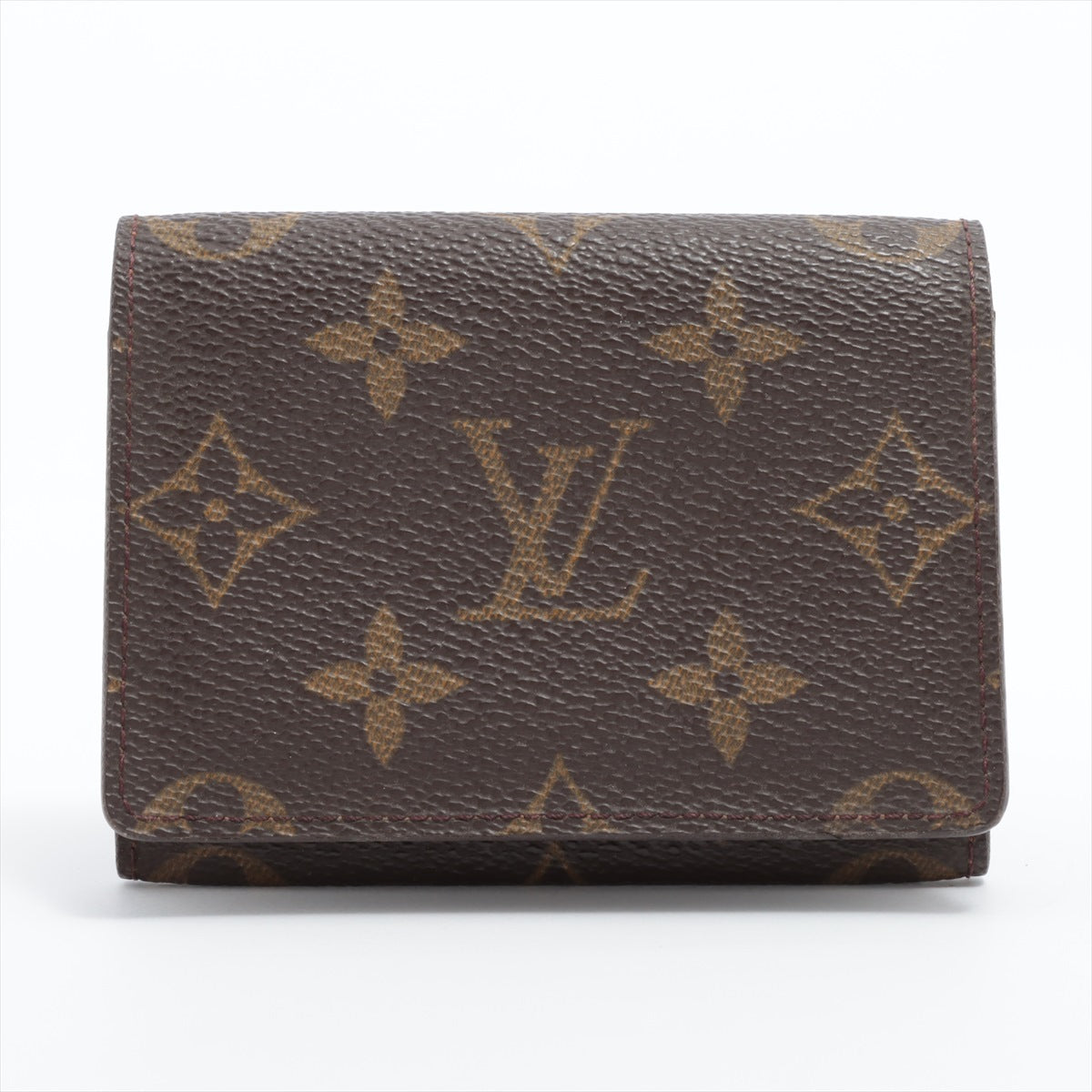 Louis Vuitton Monogram Annveloop Cult de visite  AS0081 Brown Card case M62920