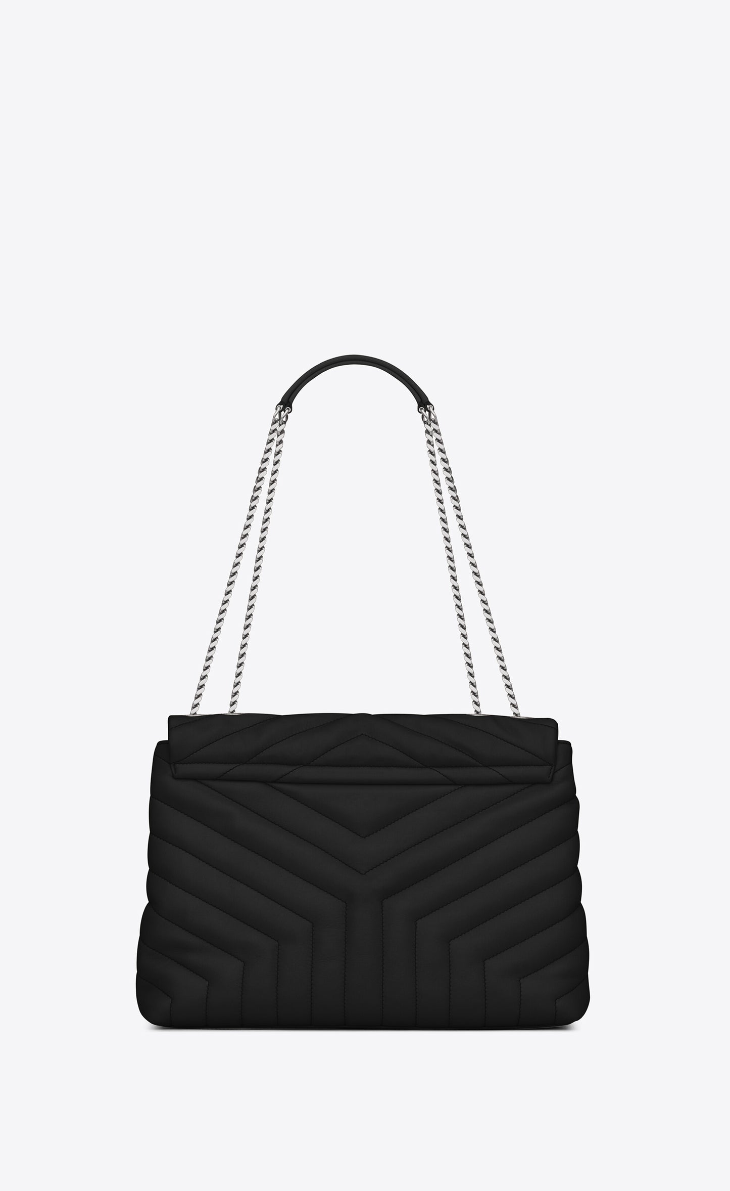 YSL LOULOU MEDIUM CHAIN BAG IN QUILTED "Y" LEATHER
