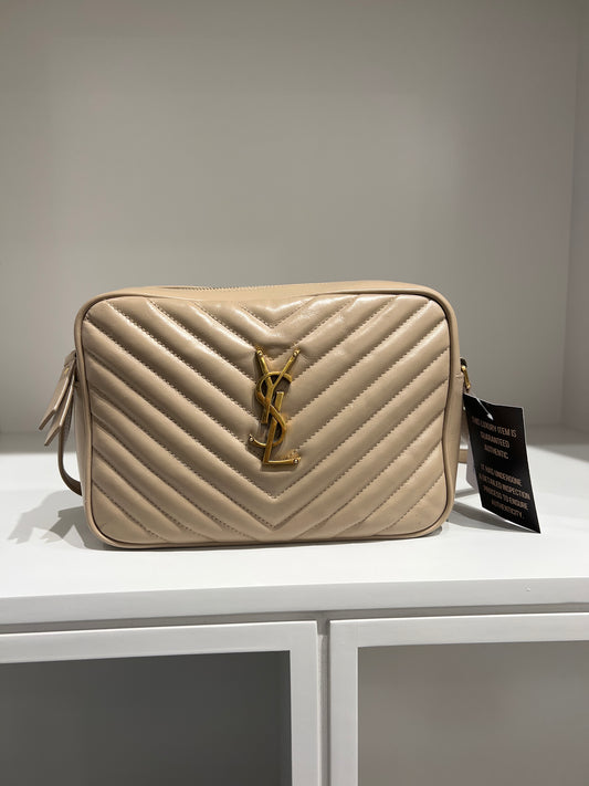 YSL LOU CAMERA IN BEIGE
