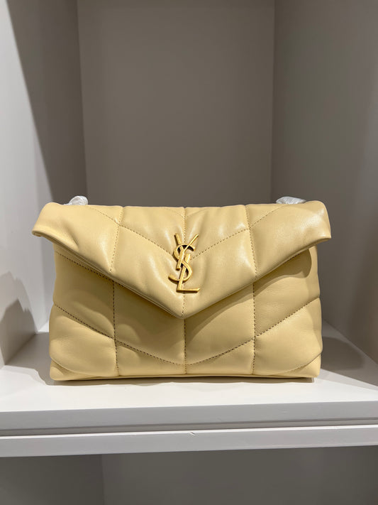 YSL MINI BAG PUFFER - YELLOW